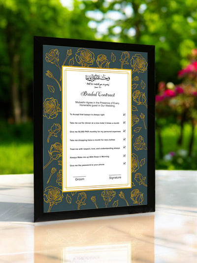 Bridal Contract Checkbox