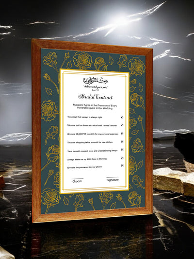 Bridal Contract Checkbox